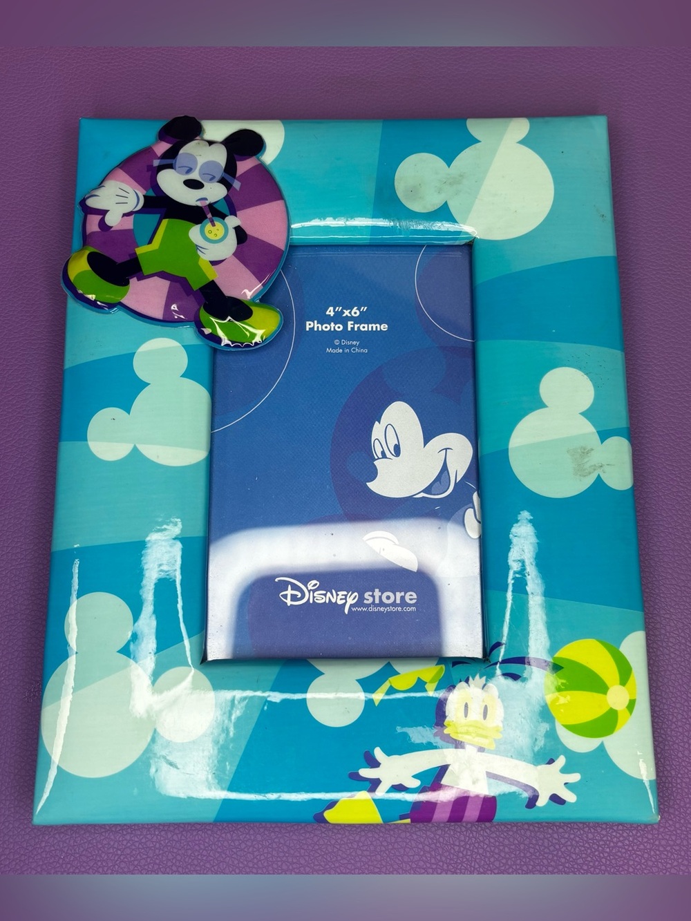 Disney Store Vintage Mickey & Friends 4x6 Photo Frame